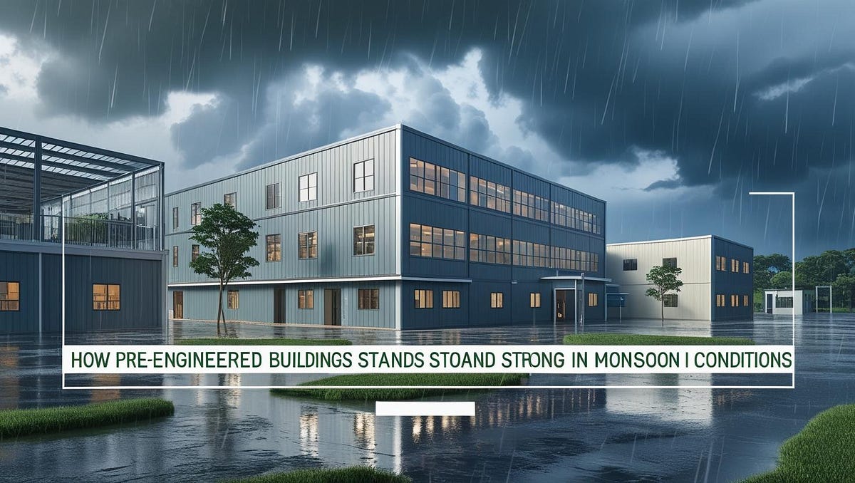 How Pre-Engineered Buildings Stand Strong in Monsoon Conditions | by Mahawar group | Jun, 2025 | Medium