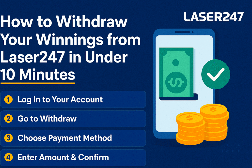 How to Withdraw Your Money from Laser247 in Under 10 Minutes